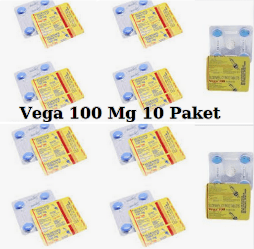 Vega 100 Mg 10 Paket ürün görseli - Eczanen Kapında