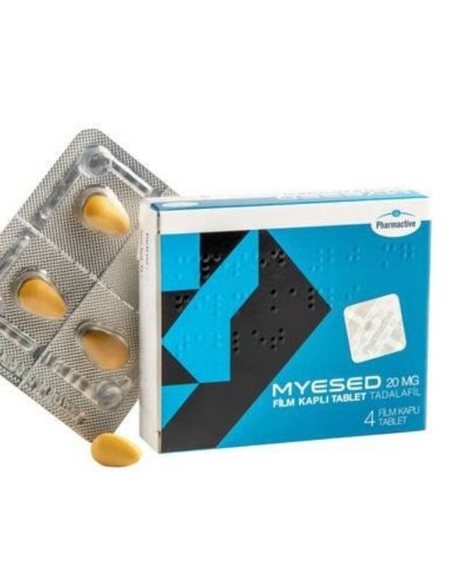 Myesed 20mg Myesed 20 Mg Tadalafil Tablet ürün görseli - Eczanen Kapında