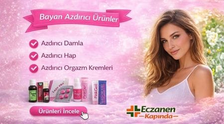 Bayan azdırıcı ürünler ürün resimleri ve kadın bulunan banner görseli