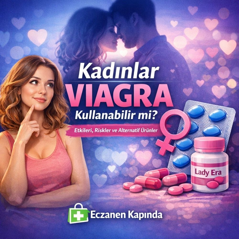 Viagranın kadınlarda etkilerini anlatan görseldir